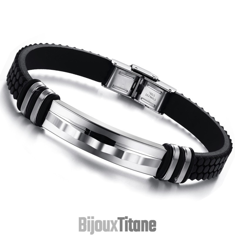 Bracelet En Silicone Titane Concis D'Excellente Qualité