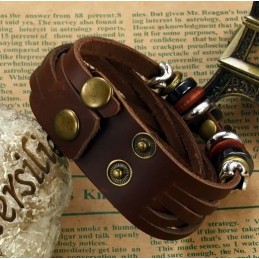 Bracelet En Cuir Titane De Haute Qualité En Forme De Papillon Pour Femme