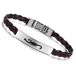 Bracelet Jonc En Cuir Titane Pour Femme De Qualité Supérieure