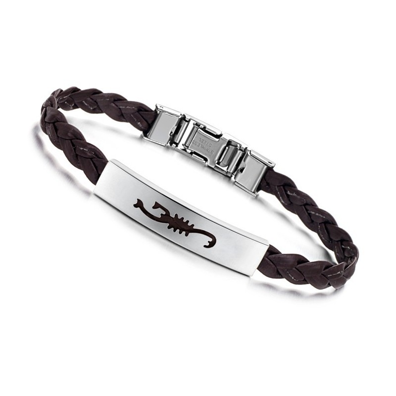 Bracelet Jonc En Cuir Titane Pour Femme De Qualité Supérieure Bracelet Jonc En Cuir Titane Pour Femme De Qualité Supérieure