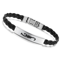 Bracelet Jonc En Cuir Titane Pour Femme De Qualité Supérieure