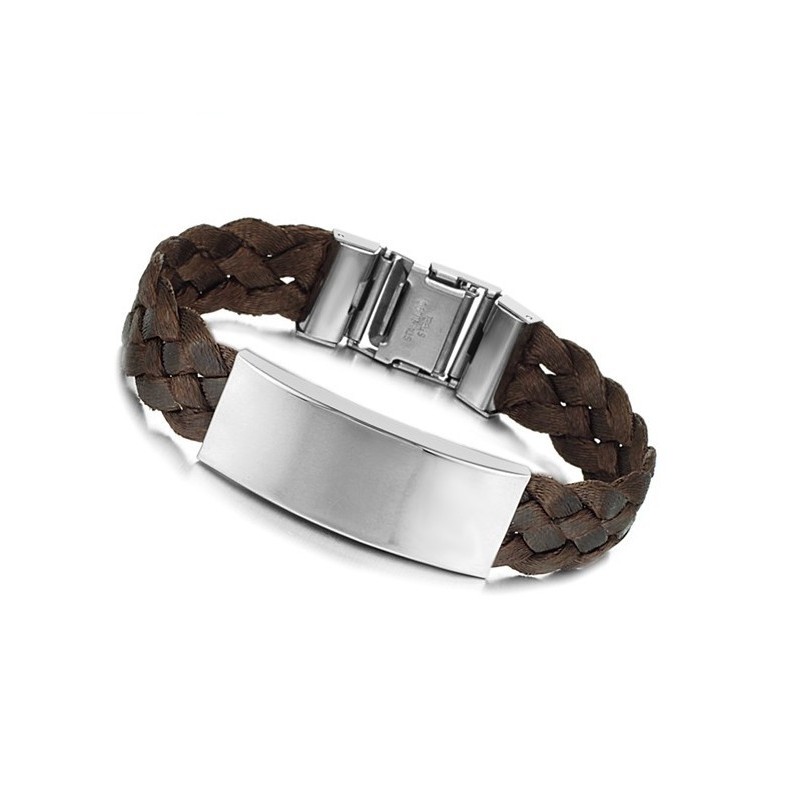 Le Bracelet Jonc En Titane Marron De La Reine De La Qualité Le Bracelet Jonc En Titane Marron De La Reine De La Qualité
