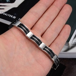 Bracelet En Silicone Titane Concis Pour Homme, De Réputation Fiable