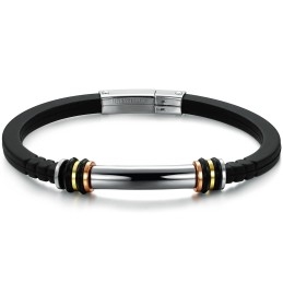 Bracelet En Titane Et Silicone, Vendu Dans Le Monde Entier