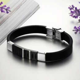 Bien Connu Pour Son Bracelet En Silicone Titane De Haute Qualité