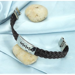 Bracelet Jonc En Titane Noir De Qualité Supérieure