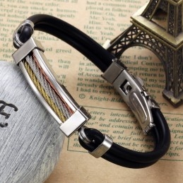 Bracelet En Silicone Titane Facile À Utiliser