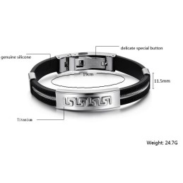 Bracelet En Titane Pour Homme De Qualité Fiable