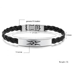 Bracelet Jonc En Titane Et Polyuréthane Pour Femme, Qualité Et Quantité Garanties