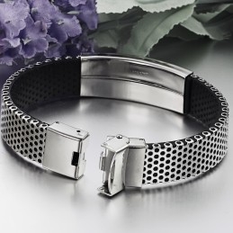 Bracelet Jonc En Titane De Haute Qualité En Forme De Vipère Pour Homme