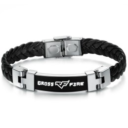Bracelet En Cuir Et Titane De Réputation Fiable