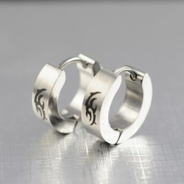 Boucles D'Oreilles En Titane Pour Hommes