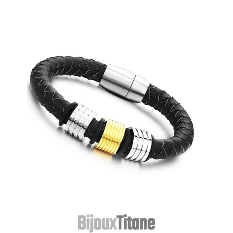 Bracelet Jonc En Titane Pour Homme De Qualité Stable Bracelet Jonc En Titane Pour Homme De Qualité Stable