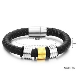 Bracelet Jonc En Titane Pour Homme De Qualité Stable