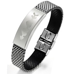 Bracelet En Cuir Titane Pour Une Longue Histoire
