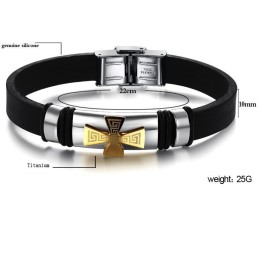 Bien Connu Pour Son Bracelet Jonc En Silicone Titane Pour Homme De Haute Qualité