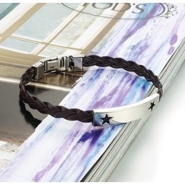 Bracelet En Cuir Titane En Forme D'Étoile Pour Femme, De Réputation Fiable