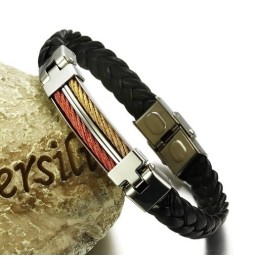 Bracelet En Cuir Titane De Qualité Et De Quantité Garanties