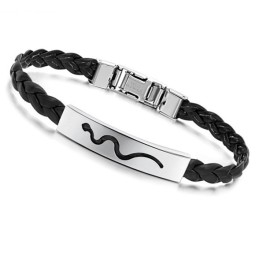 Bracelet En Cuir Titane Pour Femme, De Réputation Fiable