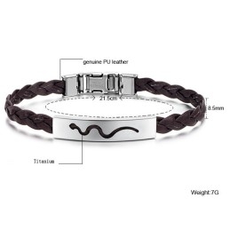 Bracelet En Cuir Titane Pour Femme, De Réputation Fiable