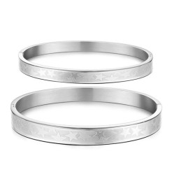 Bracelet En Titane En Forme D'Étoile Facile À Utiliser Pour Les Amoureux