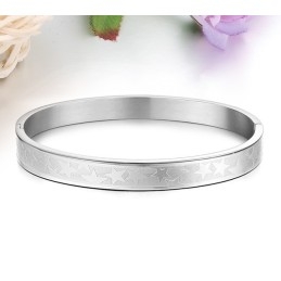 Bracelet En Titane En Forme D'Étoile Facile À Utiliser Pour Les Amoureux
