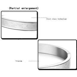 Bracelet En Titane En Forme D'Étoile Facile À Utiliser Pour Les Amoureux