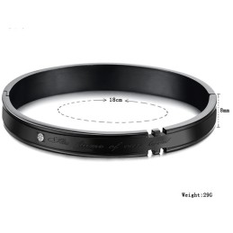 Le Bracelet En Titane De Qualité Pour Les Amoureux