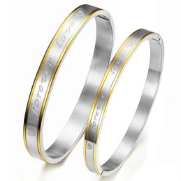 Bracelet En Titane De Qualité Stable Et Durable Pour Les Amoureux