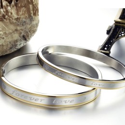Bracelet En Titane De Qualité Stable Et Durable Pour Les Amoureux