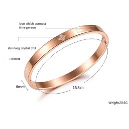 Bracelet Jonc En Titane Pour Femme, Qualité Et Quantité Garanties