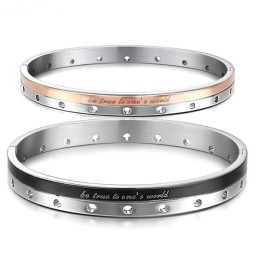 Bracelet En Titane Complet Pour Amoureux