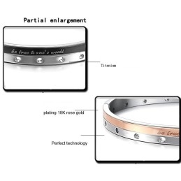 Bracelet En Titane Complet Pour Amoureux