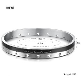 Bracelet En Titane Complet Pour Amoureux