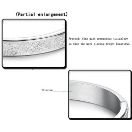 Bracelet En Titane De Qualité Stable Pour Les Amoureux