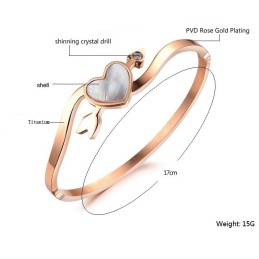 Bracelet En Titane Pour Femme De Haute Qualité