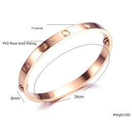 Bracelet Jonc En Titane À Vis Femelle, Qualité Et Quantité Garanties