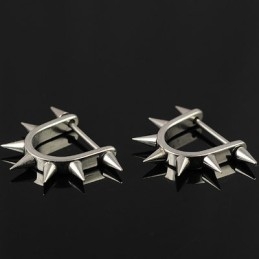 Boucles D'Oreilles En Titane Pour Hommes