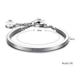 Bracelet En Titane Pour Femme, De Qualité Stable Et Élégant