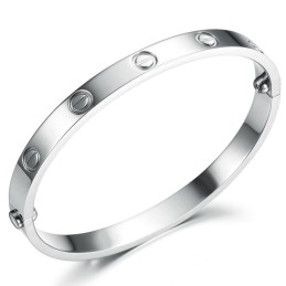 Bracelet Jonc Classique En Titane Pour Femme D'Excellente Qualité