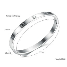 Bracelet Jonc En Titane Pour Femme, Qualité Et Quantité Garanties