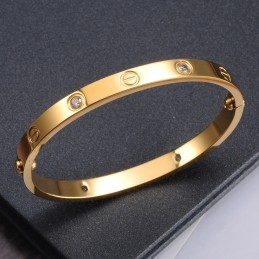 Bracelet En Titane Pour Femme, De Qualité Fiable, Avec Strass