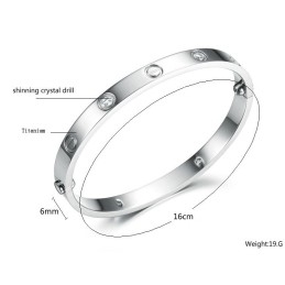 Bracelet Jonc En Titane Pour Femme De Haute Qualité