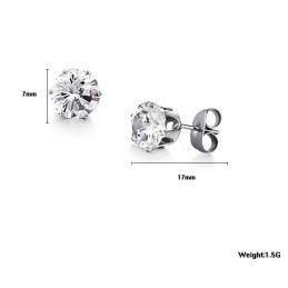 Grande Variété De Boucles D'Oreilles En Titane Pour Femmes Avec Diamant