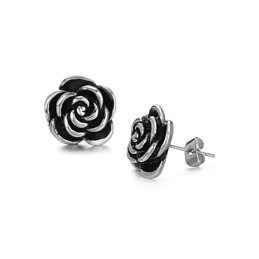 Boucles D'Oreilles En Titane En Forme De Fleur Pour Femme De Haute Qualité