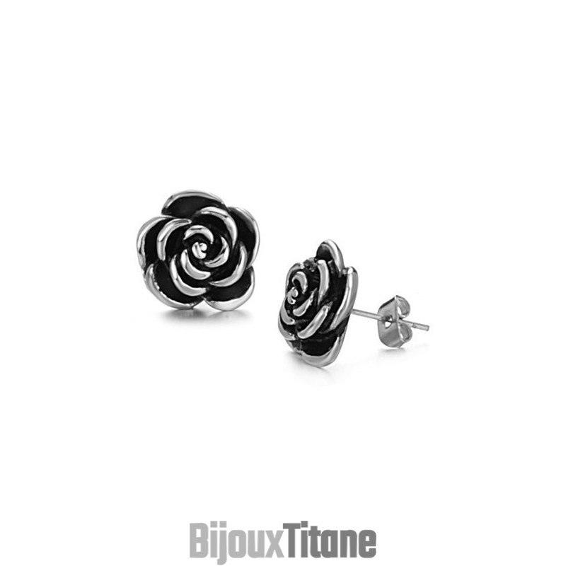 Boucles D'Oreilles En Titane En Forme De Fleur Pour Femme De Haute Qualité Boucles D'Oreilles En Titane En Forme De Fleur Pour Femme De Haute Qualité