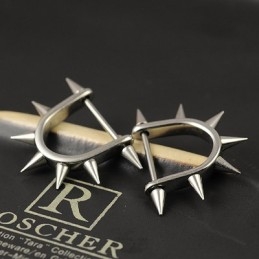 Boucles D'Oreilles En Titane Pour Hommes