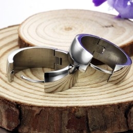 Boucles D'Oreilles En Titane Pour Femme, Complètes Et Conformes Aux Spécifications