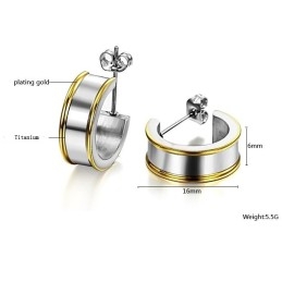 Boucles D'Oreilles En Titane D'Excellente Qualité