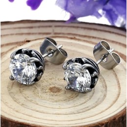 Boucles D'Oreilles Unisexes En Titane, Grande Variété